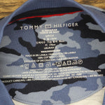 Modern Essentials by Tommy Hilfiger Camo Lounge Long-Sleeve Pajama Top Blue S