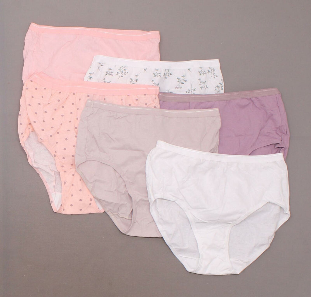 Hanes Women's 6 Pairs Assorted Cotton Classic Briefs – Biggybargains