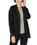 Charter Club Women's Lattice-Trim Open-Front Cardigan. 100046617MS