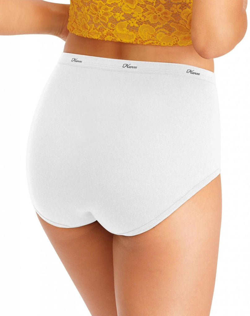 Hanes Women's 6 Pairs Cotton Briefs Panties Underwear – Biggybargains