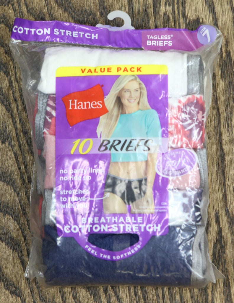 Hanes Women's 10pk Cool Comfort Cotton Stretch Bikini Underwear