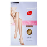 Hanes Premium Women's Silky Ultra Sheer Control Top Toeless Pantyhose