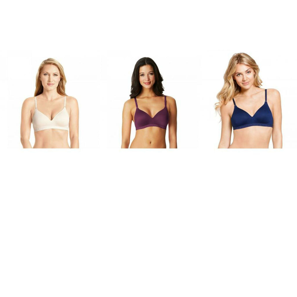 Simply Perfect By Warner's Women's Supersoft Wirefree Bra Rm1691t - 34a  Navy : Target