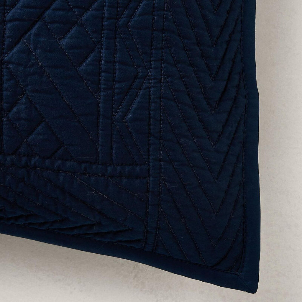 Ralph Lauren purchases Oakfield Sham, Standard. Color:Navy