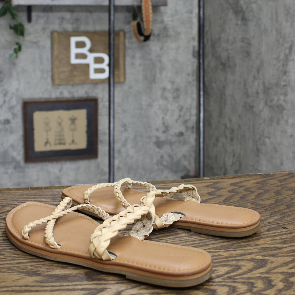 Braided best sale footbed sandals