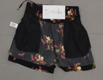 A New Day Women's Floral Print 4-Inch Crepe Shorts