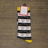 Club Room Holiday Candy Cane and Lights Candy Cane Crew Socks