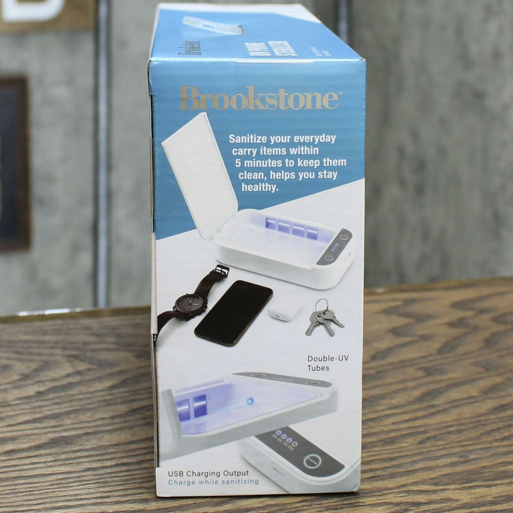 Brookstone Aroma Oil Diffuser UV Light Cell Phone Sterilizer