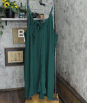 Kona Sol Women's Plus Size Midi Cover Up Dress Green 3X-4X