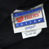 Hanes Printpro Ultimate Cotton Heavyweight Pullover Hoodie Sweatshirt Black XL