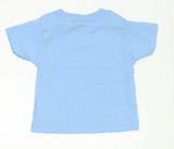 Rabbit Skins 3301T Toddler 100% Cotton Short Sleeve T-Shirt Light Blue 2T