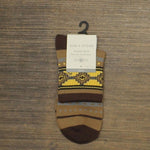 Sun + Stone Mens Aztec Patterned Half Calf Socks