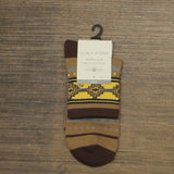 Sun + Stone Mens Aztec Patterned Half Calf Socks