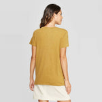 Universal Thread Women's Monterey Pocket V-Neck Short Sleeve T-Shirt