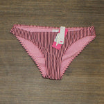 Xhilaration Juniors' Seersucker Cheeky Striped Bikini Bottom