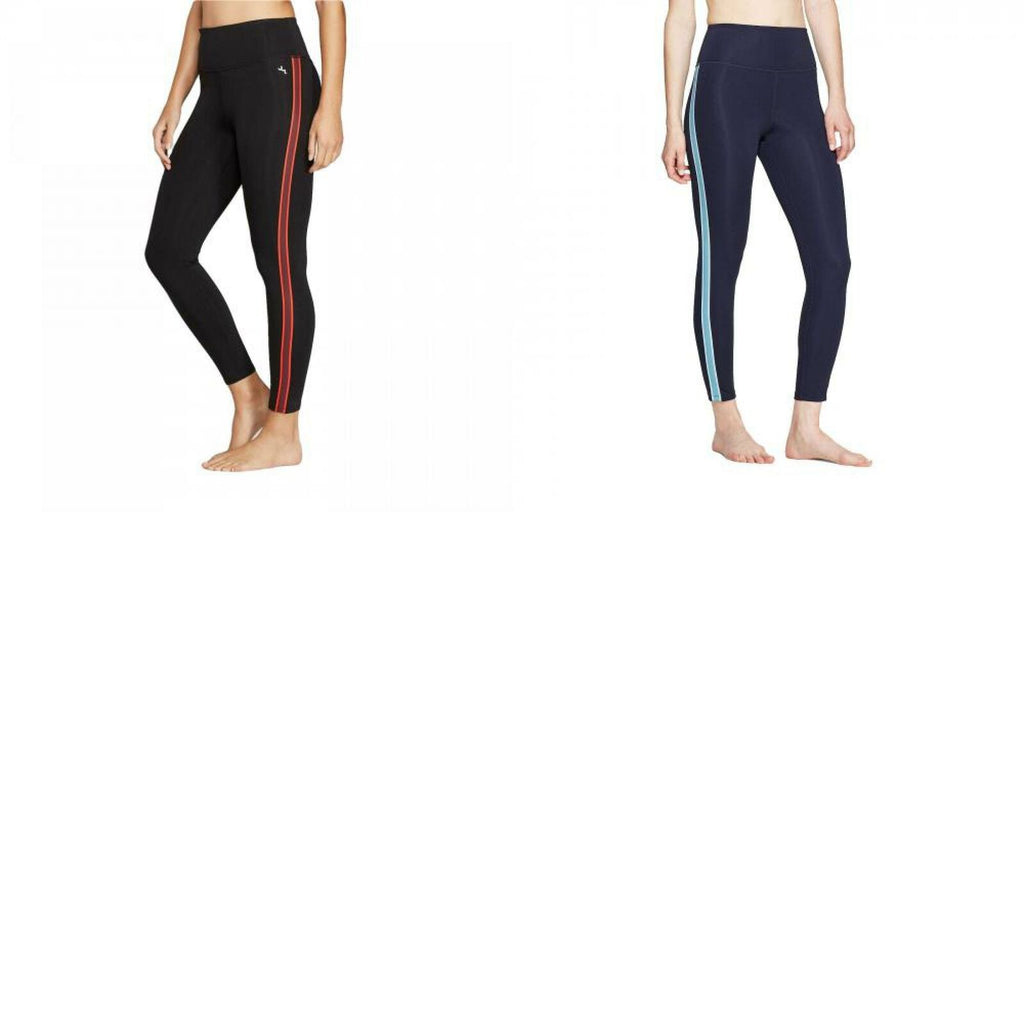 JoyLab Women's High Waisted Side Stripe 7/8 Leggings – Biggybargains