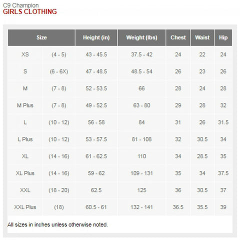 C9 Champion Girls' Duo Dry Shooting Star Leggings – Biggybargains