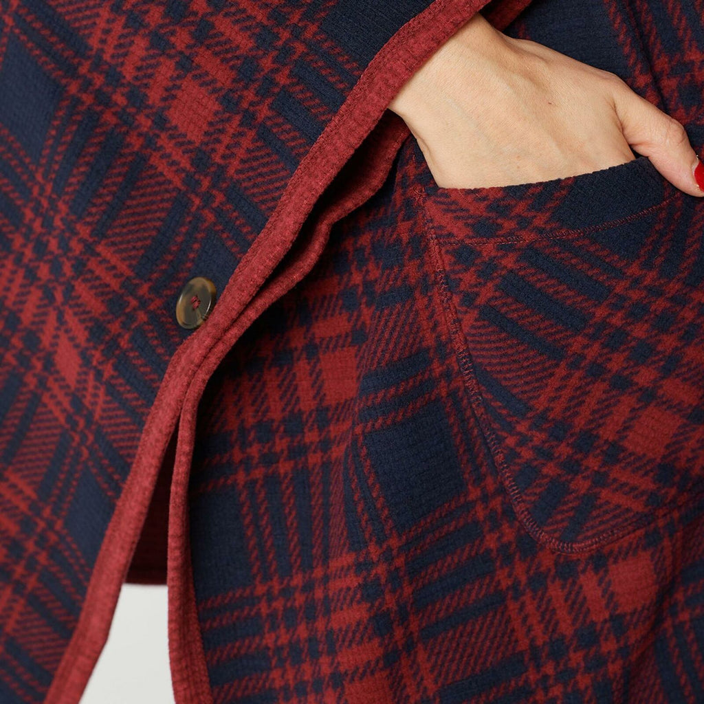 Cuddl Duds Women's Reversible Fleece Hoodie Wrap Jacket – Biggybargains