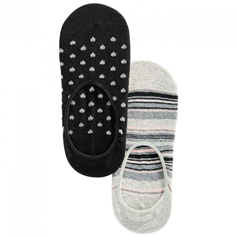 NWT INC International Concepts I.N.C. 2-Pk. Printed Liner Socks. 100050678 9-11