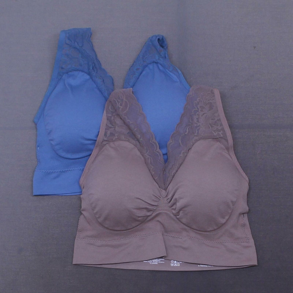 Rhonda Shear 2-pack Seamless Ahh Bras with Removable Pads – Biggybargains